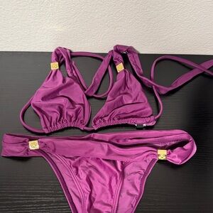 Vix purple bikini set